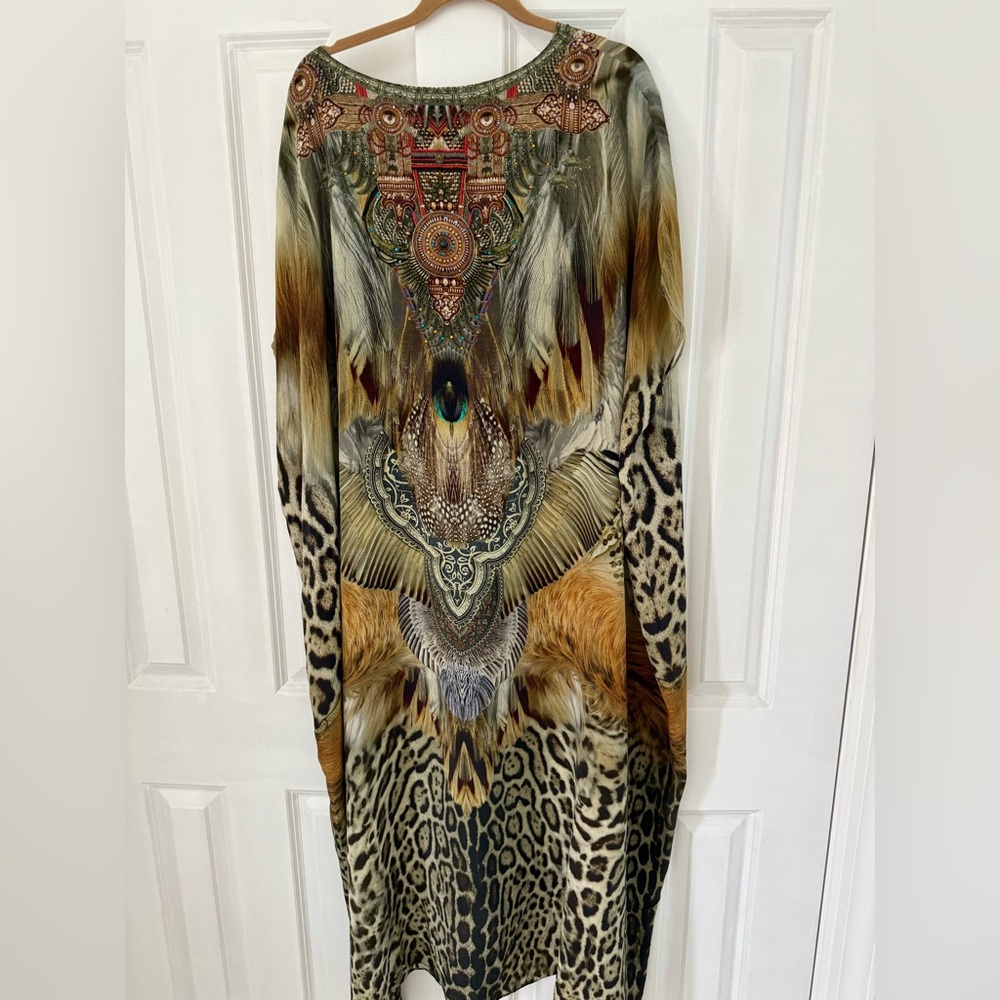 Camilla Multicolor Patterned Kaftan - image 3